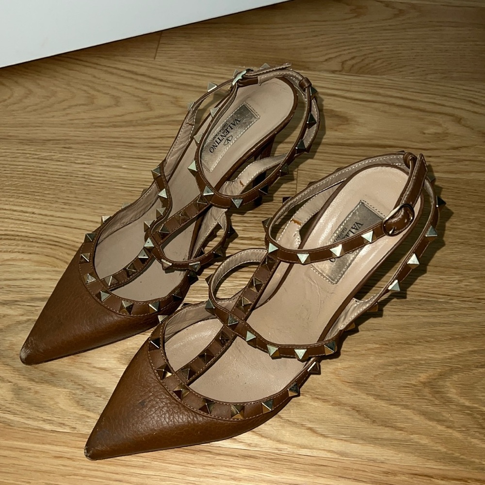 Valentino Rockstud Caged Heels